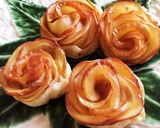 【おうちcafe】薔薇のアップルパイ作り方8写真