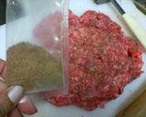 挽肉のステーキ作り方1写真
