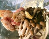 深島みそで鶏肉のホイル焼き作り方4写真