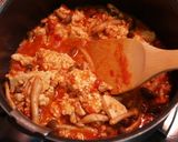 豆腐と鶏そぼろのトマトあんかけライス作り方3写真