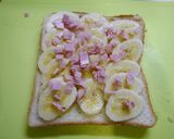 高血圧対策！バナナココアトースト作り方3写真