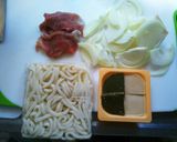 シンプルなカレーうどんです。作り方1写真