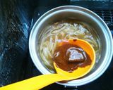 シンプルなカレーうどんです。作り方4写真