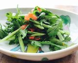 春菊だけ☆サラダ作り方8写真