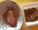 納豆と焼豚のご飯作り方1写真