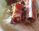 納豆と焼豚のご飯作り方3写真