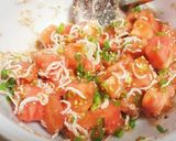 ランチに♪お手軽しらすトマトごま丼作り方2写真