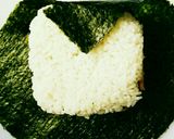 辛子高菜ポーク玉子おにぎらず♪作り方4写真