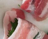 簡単やみつき！豚バラと大葉の豆腐巻き作り方4写真
