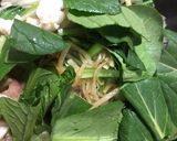 イカゲソと小松菜と大根の肝醤油炒め作り方7写真