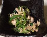 小松菜とツナの生姜醤油和え作り方3写真