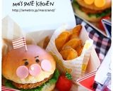 アンパンマンバーガー♪キャラパン作り方4写真