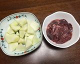 酒の肴に‼️大根とレバーの煮物作り方1写真