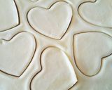 簡単‼サックリ♪ハートチョコパイ❤作り方1写真