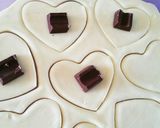 簡単‼サックリ♪ハートチョコパイ❤作り方2写真