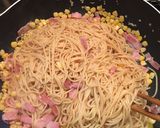 たっぷりにんにく入り和風パスタ作り方4写真