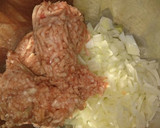 豚挽肉の簡単味付き和風オムレツ☆作り方1写真