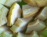 大根と車麩とまいたけの煮物作り方1写真