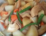 大根と車麩とまいたけの煮物作り方4写真