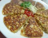 豚挽肉の簡単味付き和風オムレツ☆作り方5写真