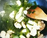 塩蔵昆布(若しくはわかめ)の豚バラ炒め作り方4写真