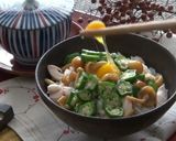 腎臓病にも 鶏ささみ月見おろしなめこ丼作り方10写真