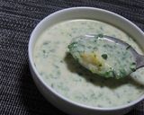 じゃが芋とほうれん草、ミルクスープ。作り方6写真