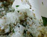 チャチャっと！青シソと胡麻ご飯(^^)♬作り方1写真