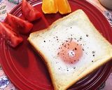簡単朝食ダイエット！ノンオイル卵トースト作り方3写真