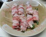 わけぎの豚肉巻き作り方6写真