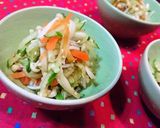 さっぱり【小松菜と干しエビのごまポン酢】作り方10写真