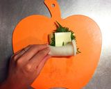 くるくる巻いて華やかに♡ちくわ大葉チーズ作り方5写真