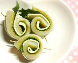 くるくる巻いて華やかに♡ちくわ大葉チーズ作り方8写真