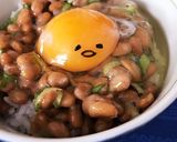 ☆ぐでたまの卵かけご飯☆オブラートアート作り方7写真