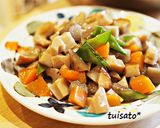 筑前煮リメイク・型焼きオムレツ作り方1写真