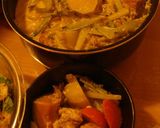 洋風ミルク鍋→残った汁で美味しくリゾット作り方3写真