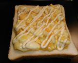 ☆味噌たまトースト☆作り方1写真