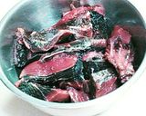マグロ(血合い)の天ぷら作り方1写真