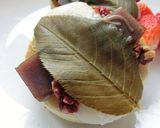 水ようかん＆羽二重餅　桜餅風トースト作り方8写真