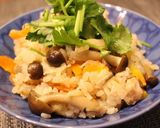麵つゆで♡千切り大根と鶏肉の炊き込みご飯作り方6写真