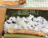 巻き簾なしで海苔巻き〜(o˘◡˘o)♡作り方18写真