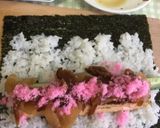 巻き簾なしで海苔巻き〜(o˘◡˘o)♡作り方21写真