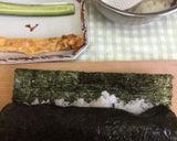 巻き簾なしで海苔巻き〜(o˘◡˘o)♡作り方22写真