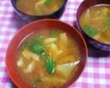 白カブと油揚げの味噌汁作り方12写真