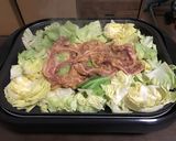 ホットプレートで！豚味噌キャベツ作り方3写真