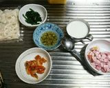 ☆キムカルボうどん☆作り方1写真
