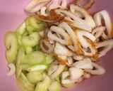 セロリとちくわのツナサラダ作り方1写真