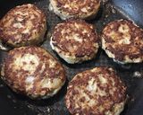 蓮根ゴロゴロ照焼きハンバーグ作り方3写真