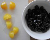 栗のせ白い黒豆ぱん作り方1写真