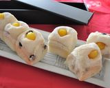 栗のせ白い黒豆ぱん作り方10写真